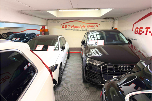 Schwarzer Audi A5 Sportback