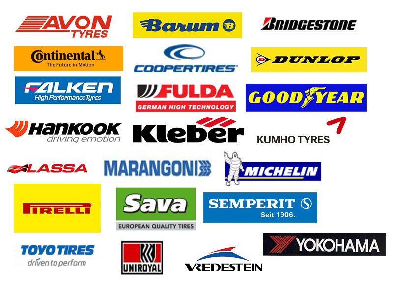 Premium Reifenmarken - Michelin, Bridgestone, Continental und mehr